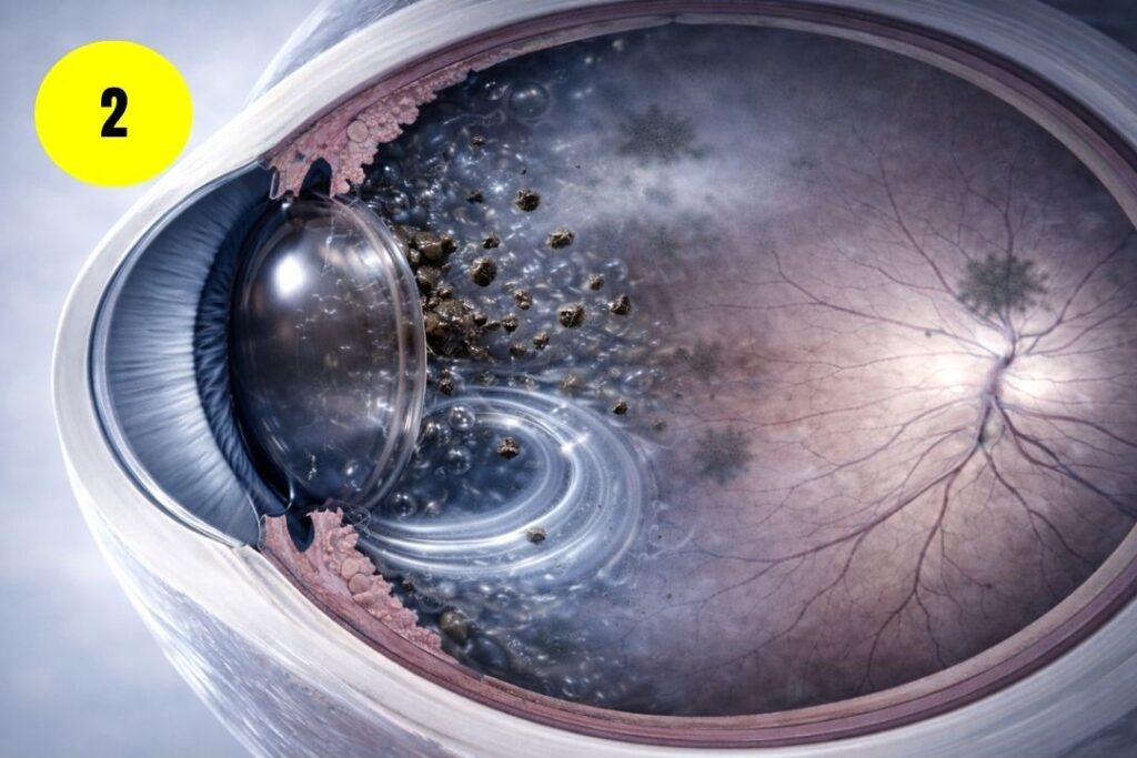 Eye Pressure Relief As Toxic Plaque Begins To Break Down